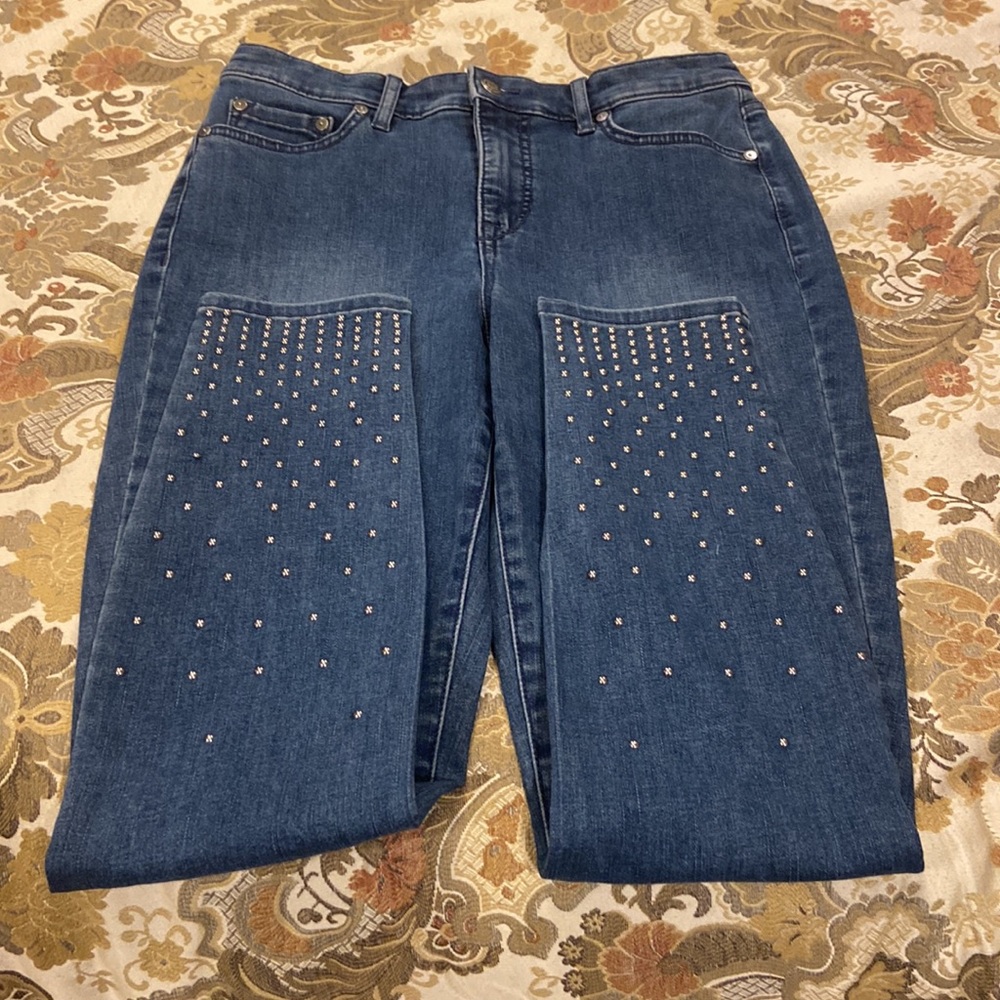 LAST CALL🎉🎉Fun and trendy embellished jeans